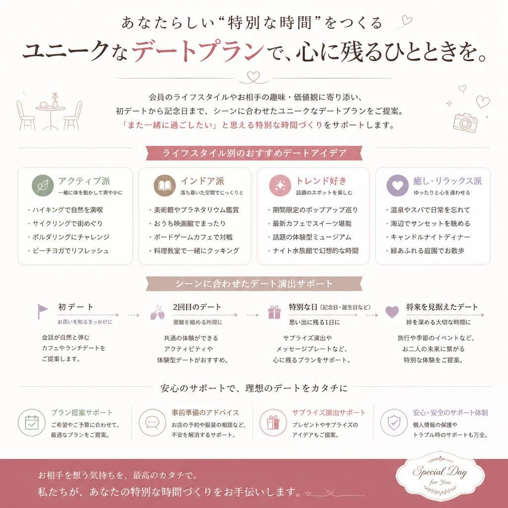 デートプランの提案
